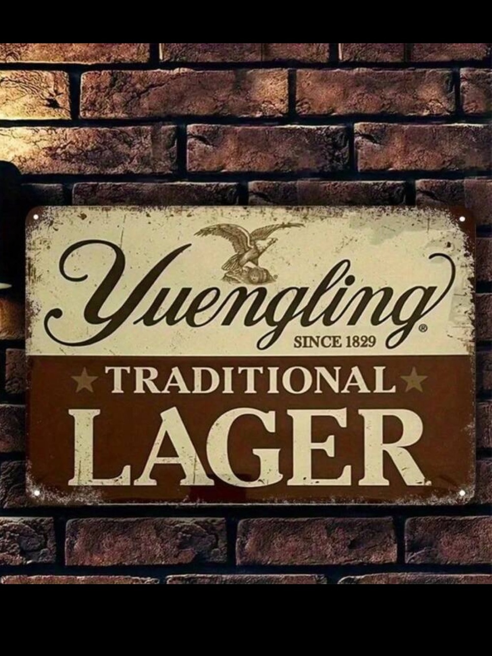 Yuengling Traditional Lager Metal Sign NEW 🏷️